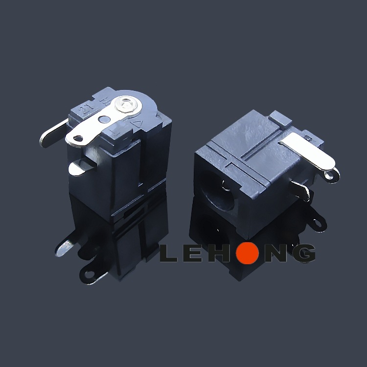 DC-005PB-A全塑LCP/回流焊/全铜环保/DC电源插座/直流DC插座