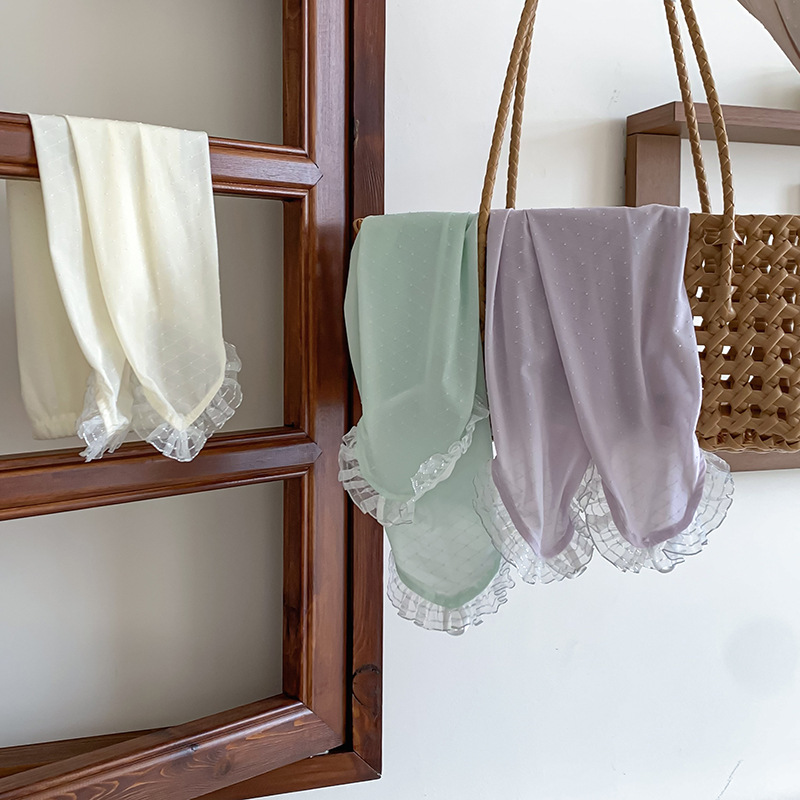 Mangas de hielo, mangas de protección solar, nuevas mangas de hielo anti-ultravioleta para mujer, mangas de protección solar de encaje sueltas y transpirables, protectores de brazos