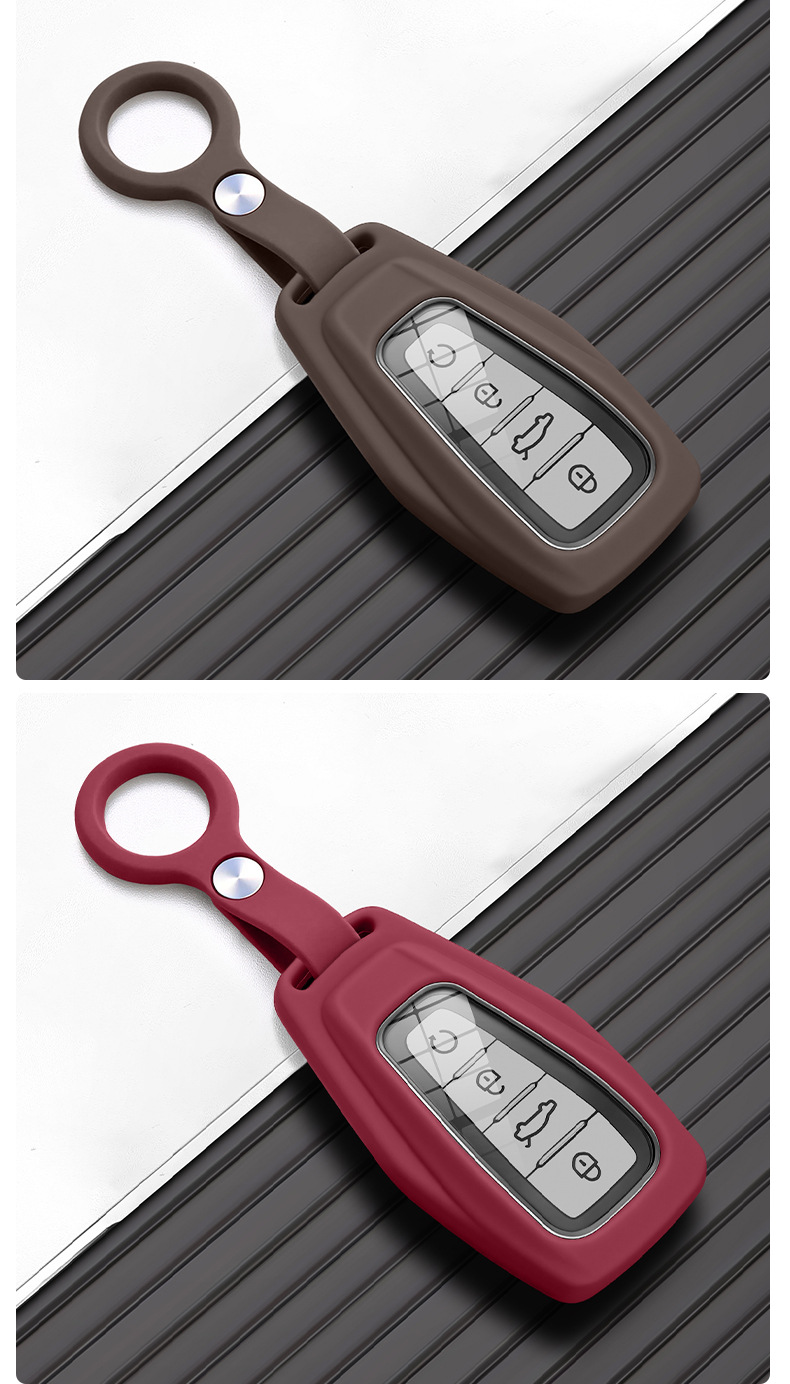 New Geely Key Case for Binyue, Geometry A, Binrui, Xingyue L, Boyue L, Emgrand S, Vision X6, Silicone Shell Cover