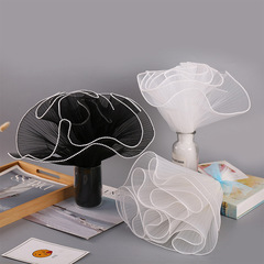 Valentine's Day floral wrap flower pleated wave yarn flower bouquet wrapping yarn pleated wavy yarn pearl yarn wholesale