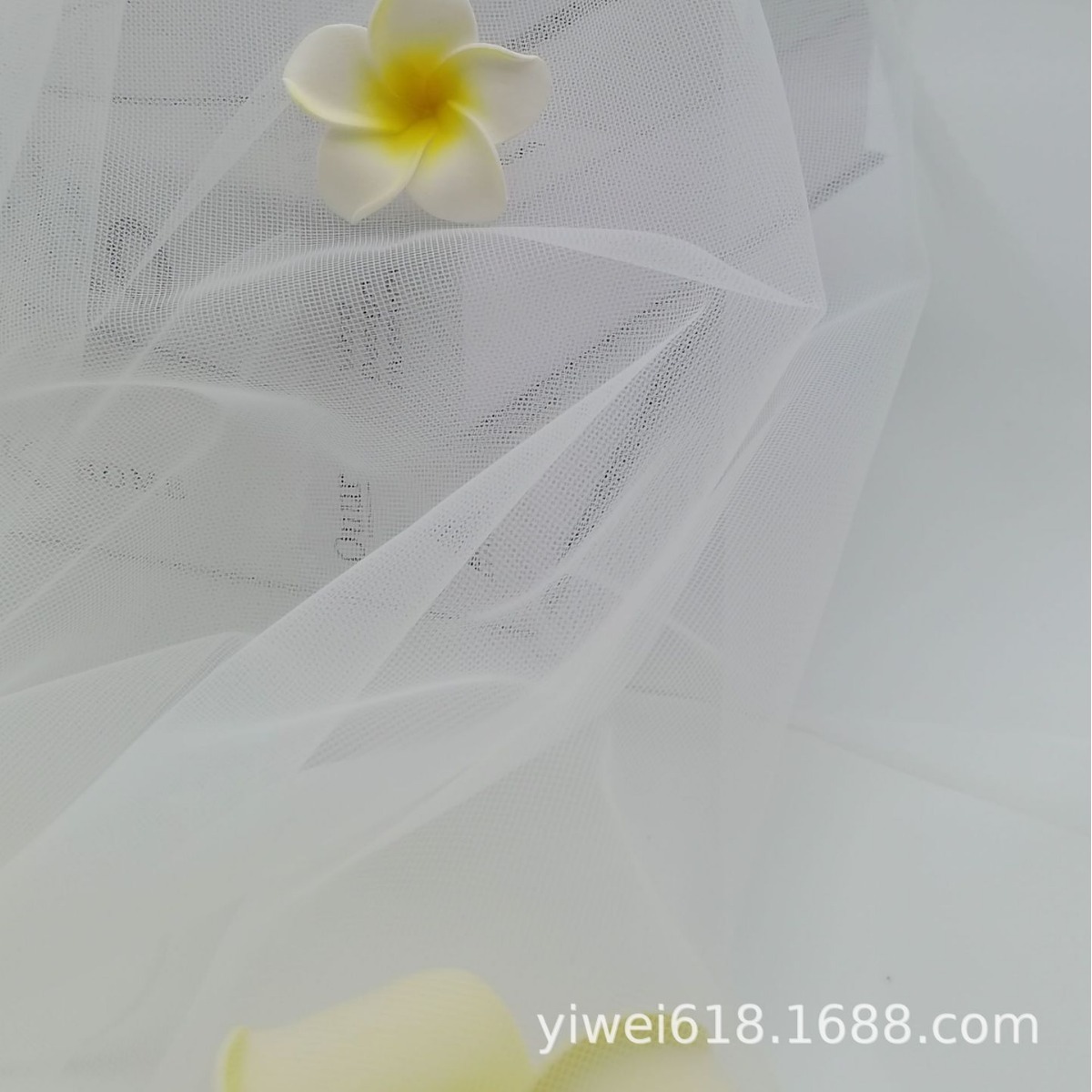 厂家直销批发20D涤纶双线美国薄纱网眼布料婚纱礼服童裙针织面料