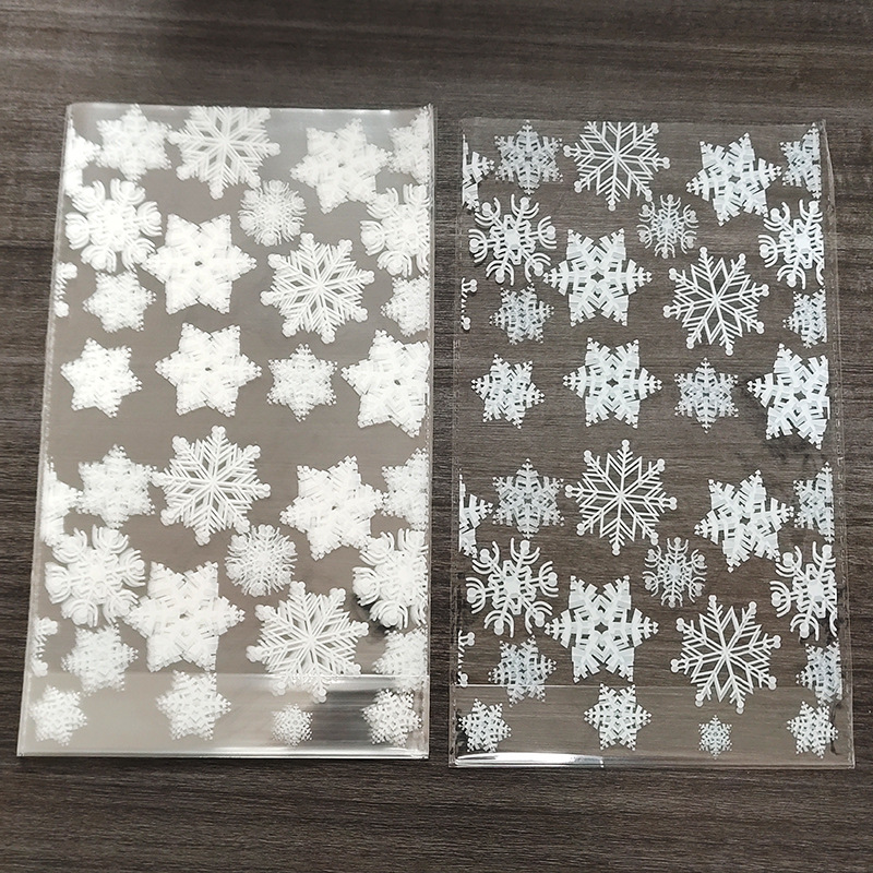 OPP Flat-Opening Plastic Bags Wholesale: Transparent Drawstring Bags, Snack Pouches, Christmas Candy Bags