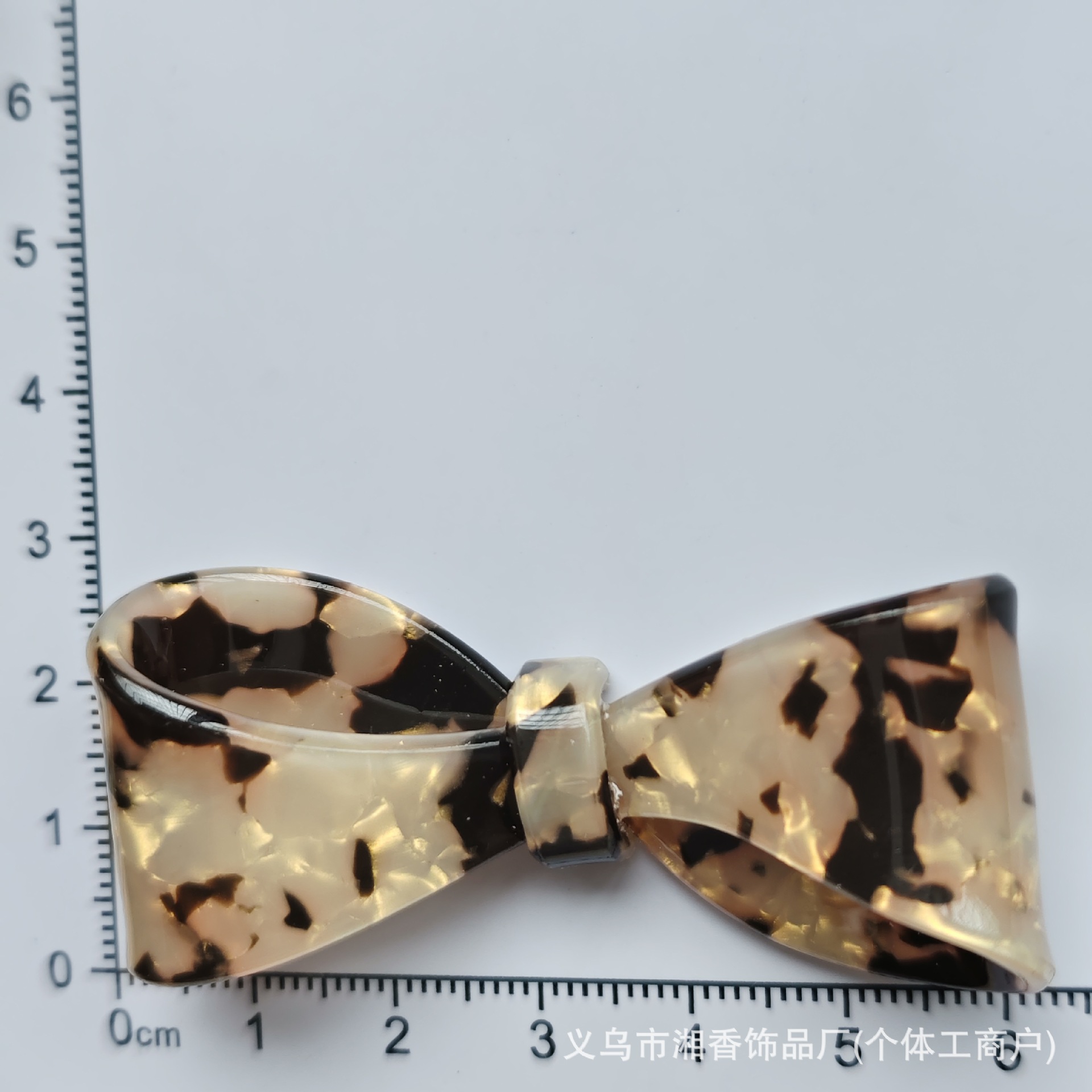 Retro de alto nivel estampado leopardo arco boca de pato clip borde acido diy accesorios de joyería image 10