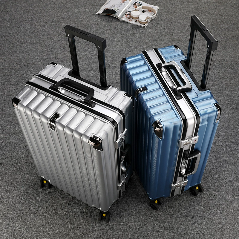 Capacious universal suitcase for traveling, 24 inch