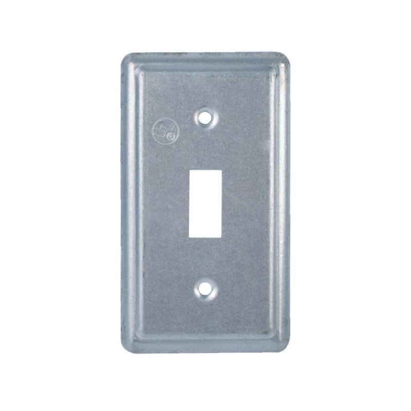 USLINSKY ETL - Placa de cubierta galvanizada estándar americana de 4x2 pulgadas para panel de interruptores y toma de corriente contra incendios