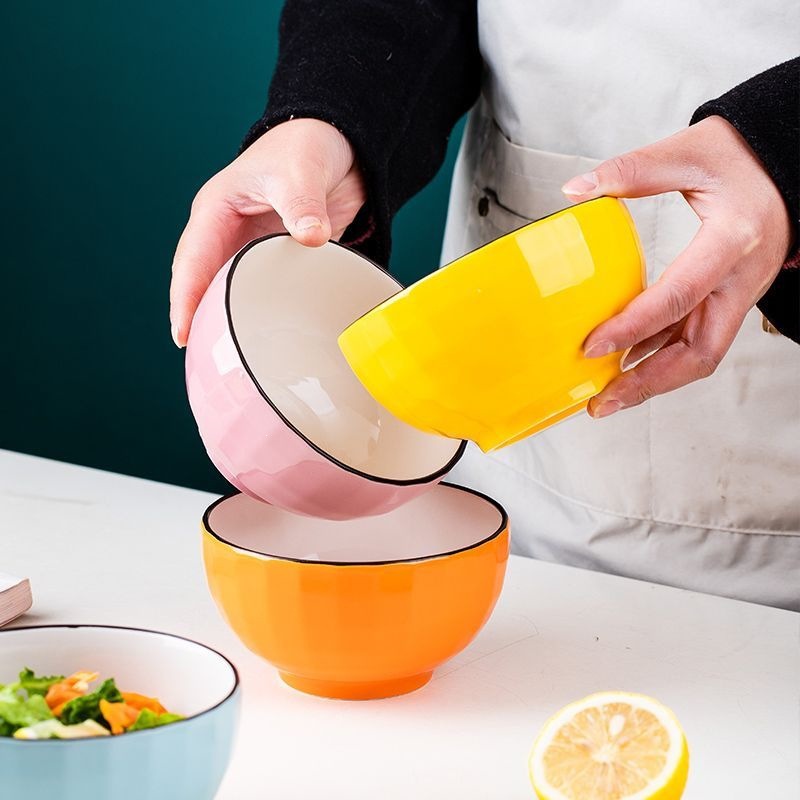 Tazón de Porcelana para Arroz de 5 Pulgadas para Uso Familiar