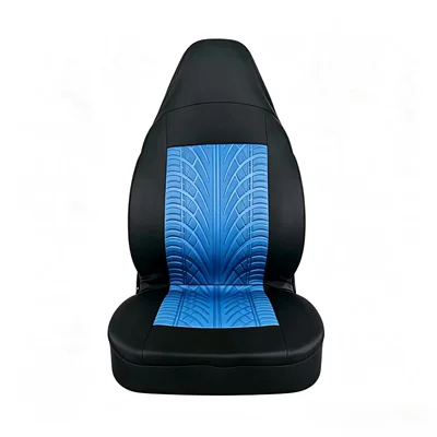 for cross-border foreign trade, thickened, Universal seat cover - high-back-tire-pattern-blue-2-piece-set-30206