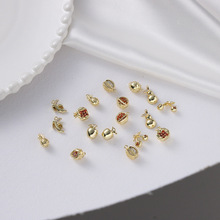 �ļ�ˮ������18K����ɫ���ʯ���wˮ��ϵ�Љ���diy��������