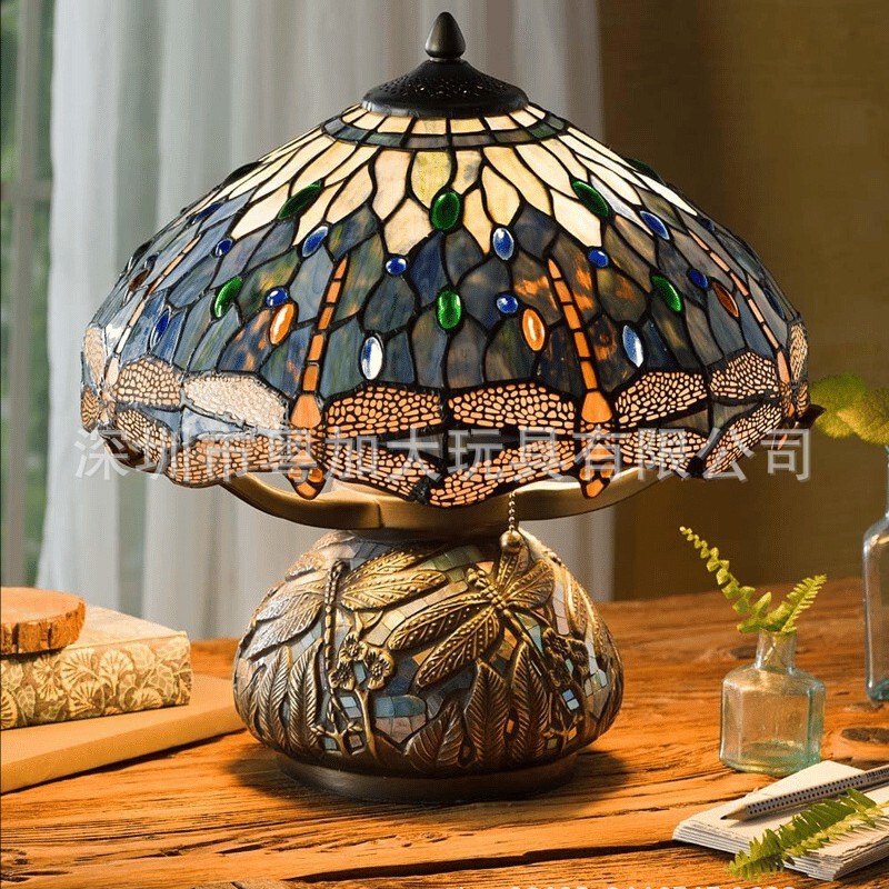 [Cross-border Explosions] Lámpara de libélula estilo Tiffany Tiffany Lantern