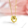 Advanced small design necklace stainless steel, hypoallergenic chain for key bag , accessory, high-quality style, wholesale