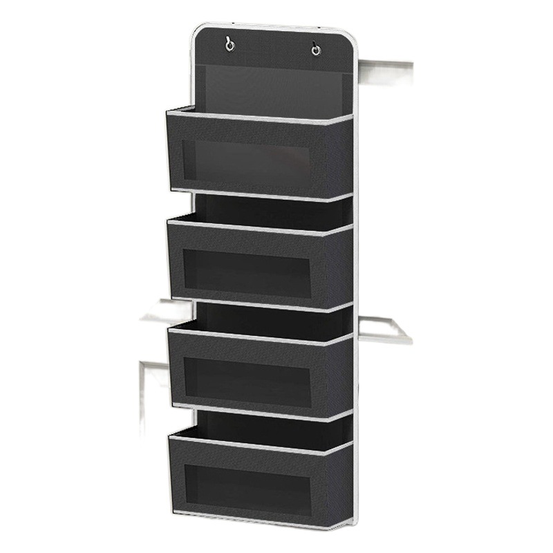 Amazon tela dormitorio bolsa de almacenamiento montada en la pared colgante transfronterizo organizador bolsa de almacenamiento bolsa colgante detrás de la pared de la puerta