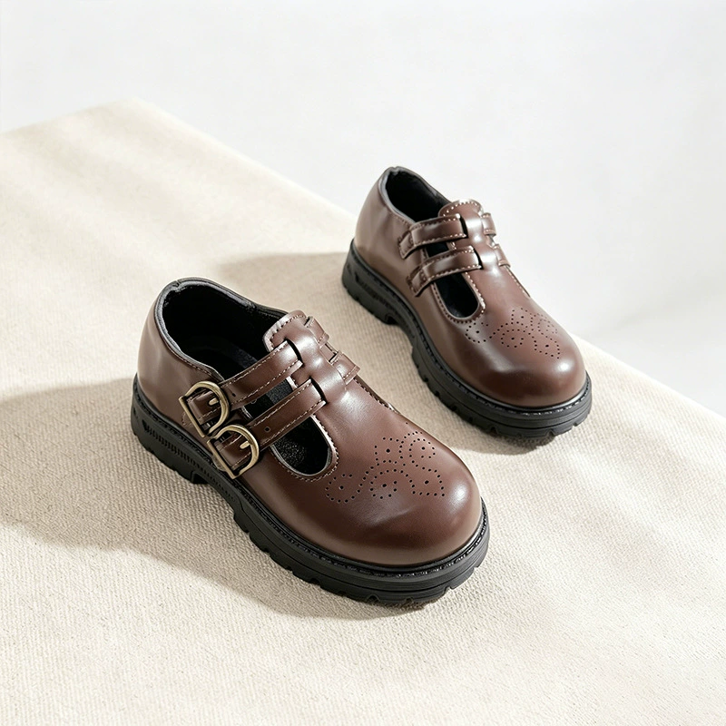 Низкие туфли «Мэри Джейн» детская модная повседневная обувь для школьников и студентов в английском стиле на платформе женский стиль в британском стиле