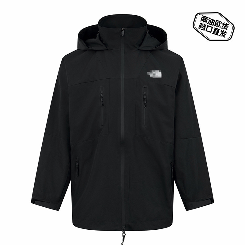 25 Nanyou Tnf Functional Outdoor Jacket for Men and Women, Mid-Length, Triple-Protection, Outdoor Sports Workwear, Windproof Coat