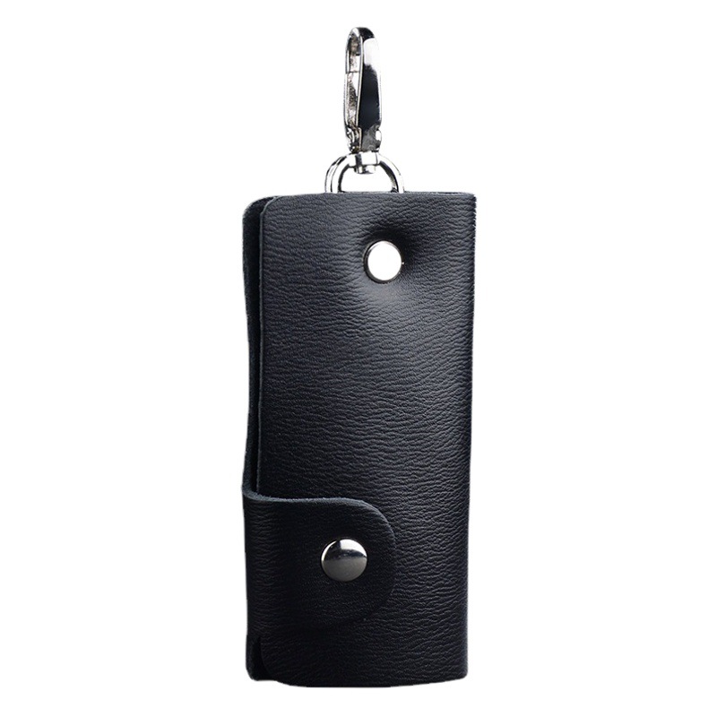 Simple New Style Key Case for Men, Leather Waist Hanging Korean Version Household Key Case, Practical Leather Keychain for Women, Dropshipping