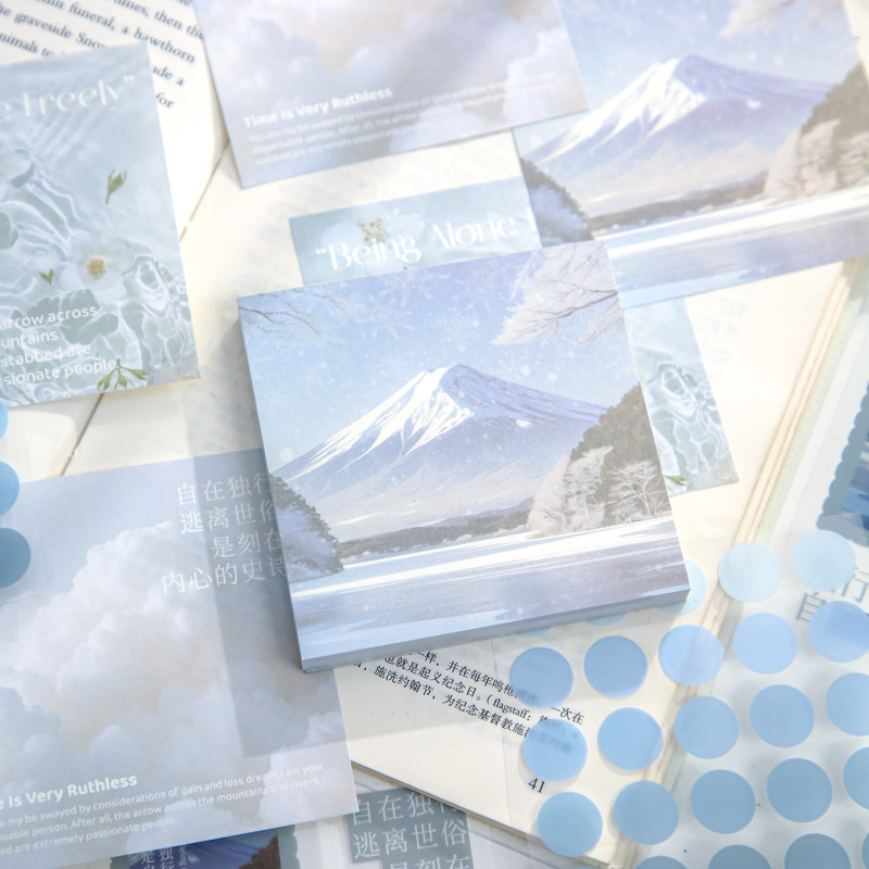 Notas adhesivas de Mr. Paper Three Enjoy Serie Lonely Island Notas adhesivas para estudiantes de estilo ins originales Notas adhesivas de oficina