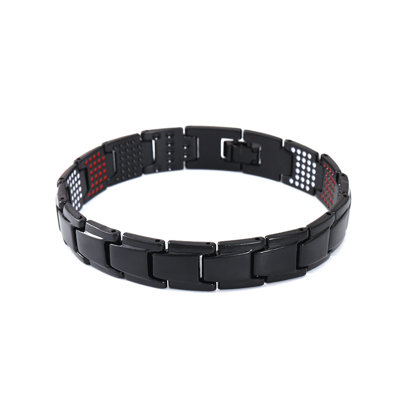 Zinc alloy Material Hip-Hop Geometric Zinc Alloy Plating Men's Bracelets Men's Chain Bracelets