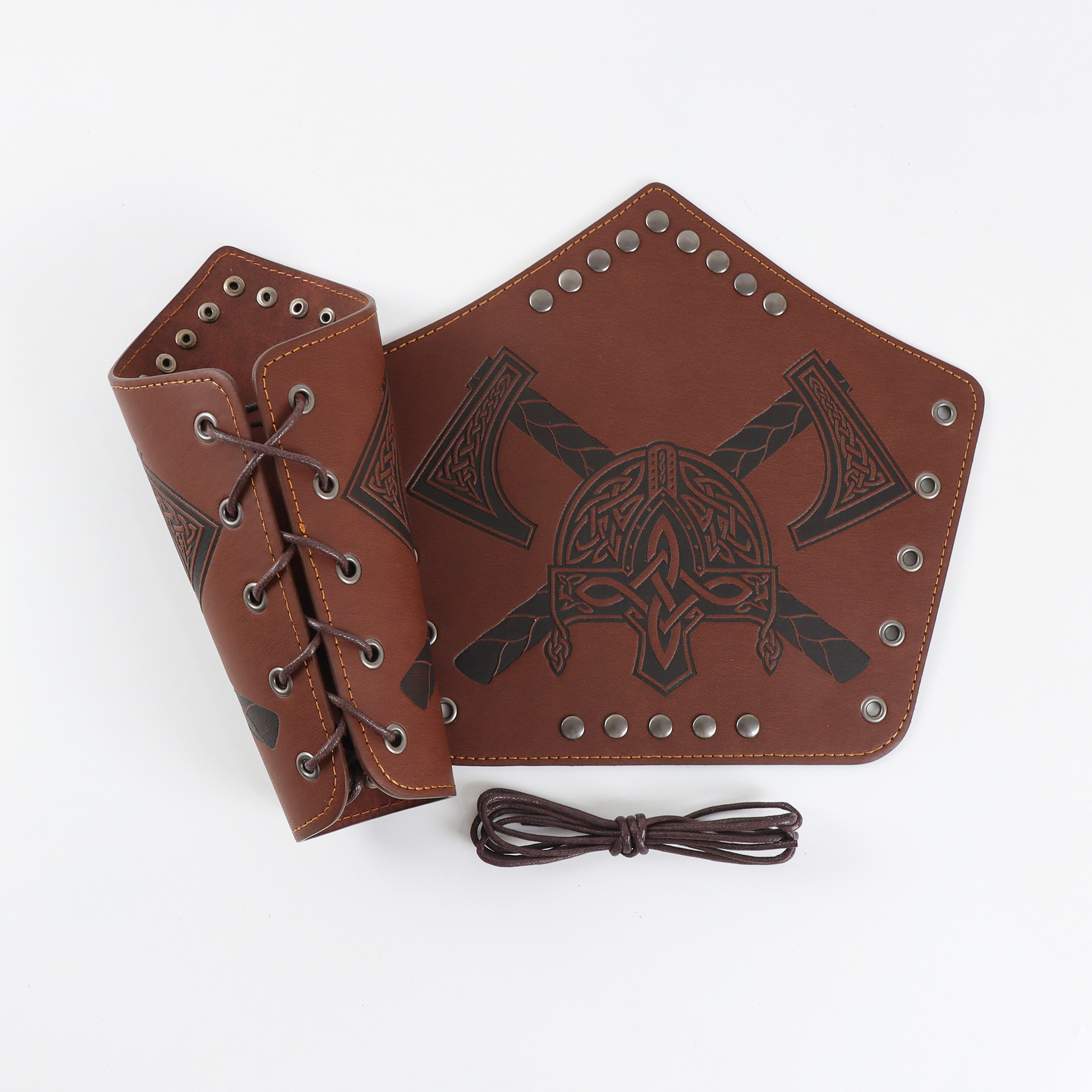 갈색 도끼 양각