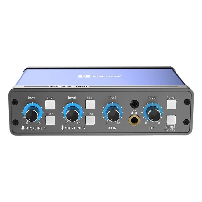 Внешняя звуковая карта Jialai Zhongke PC22Pro для компьютера и мобильного телефона, набор для прямой трансляции, записи вокала и подкастов, специально для стриминга.