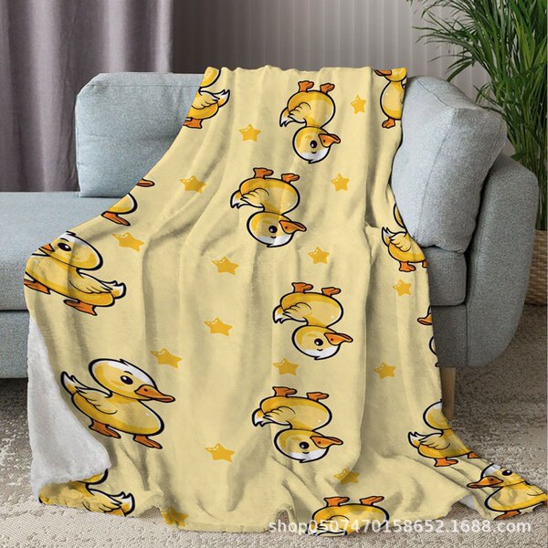 Cute duck blanket