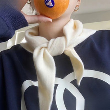 单品牌三角巾小围巾披肩女秋冬季亲肤护颈围脖一件包邮批发代发