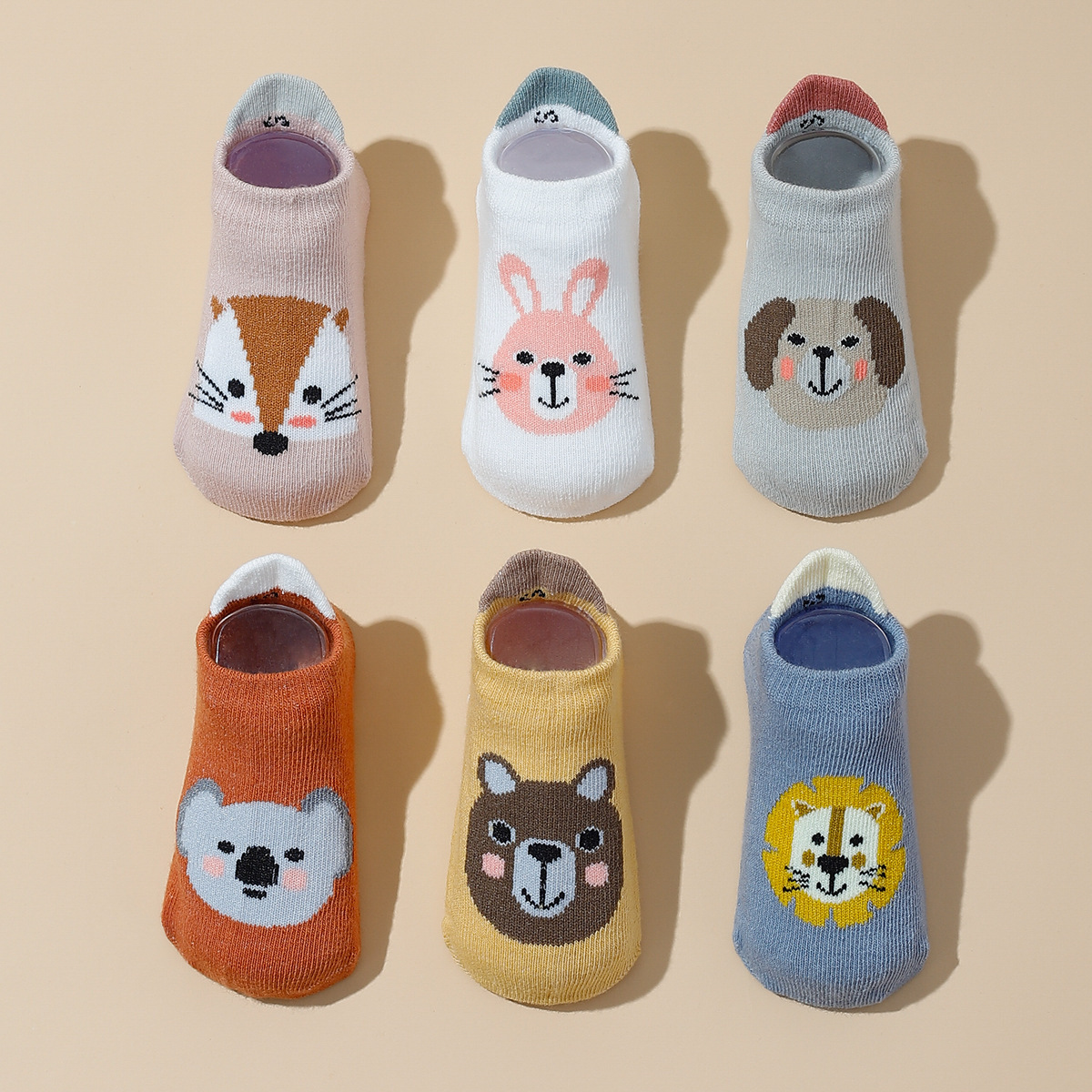 Children's Socks Cross-border Export Dedicated to Cartoon Boys and Girls Low-cut Non-slip Toddler Floor Socks Factory Wholesale
