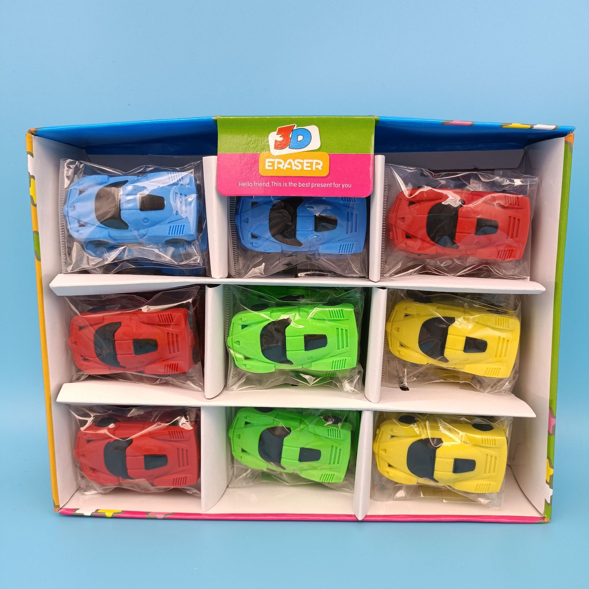 Pikachu borrador tren borrador dibujos animados lindo creativo niños Escuela Primaria niños y niñas