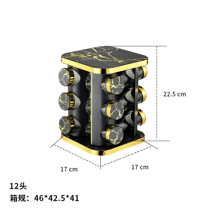 12 cabezas negras cuadradas (46 * 42,5 * 41)