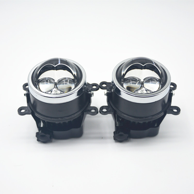 GM 2.0 pulgadas 3 pulgadas sin pérdidas LED doble lente de luz lámpara de niebla modificada láser medio dos ojos directo