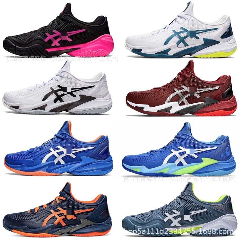 New Court Ff 3 Tennis Shoes Mesh Men's Shoes Stable, Comfortable and Breathable Sports Shoes All-Round Badminton Shoes