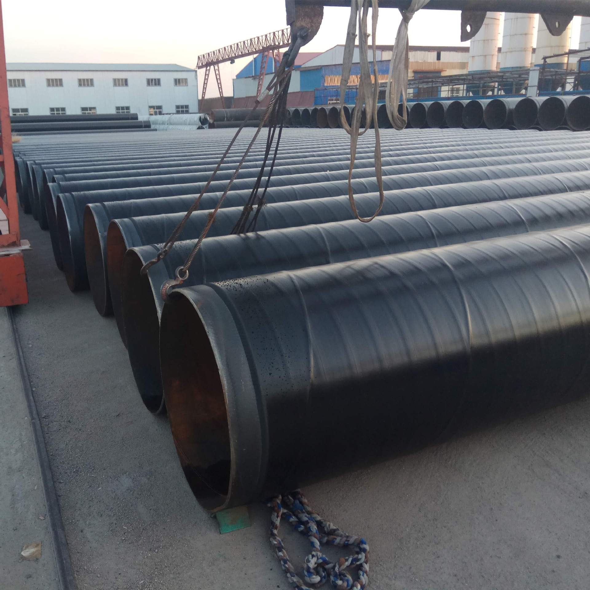 厂家给排水环氧煤沥青三油两布防腐螺旋缝焊接钢管 专业厂家