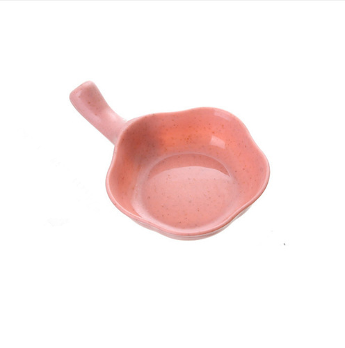 Handle condiment dish household small dish creative mini salad dipping sauce seasoning tomato soy sauce vinegar dish
