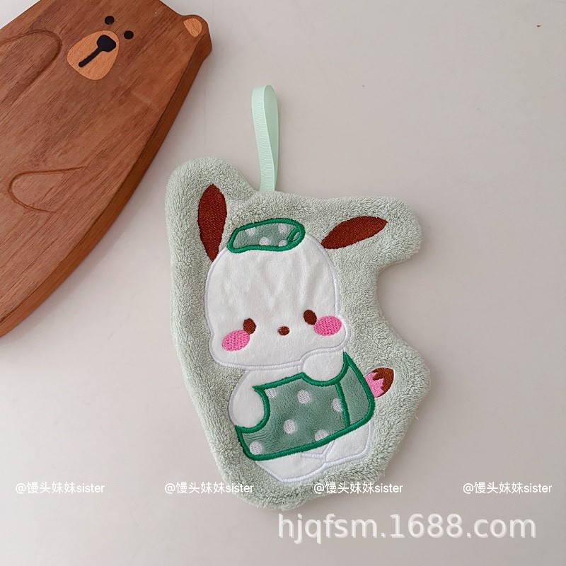 Toalla de mano colgante Melody Culomi de dibujos animados lindo, cocina casera, baño, pañuelo para niños, toalla pequeña