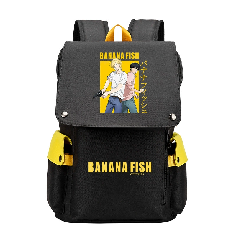 Банановые рыбки Banana Fish, бойцовская борьба, помощь студенту, рюкзак мужской, карикатурный большой объём школьный ранец