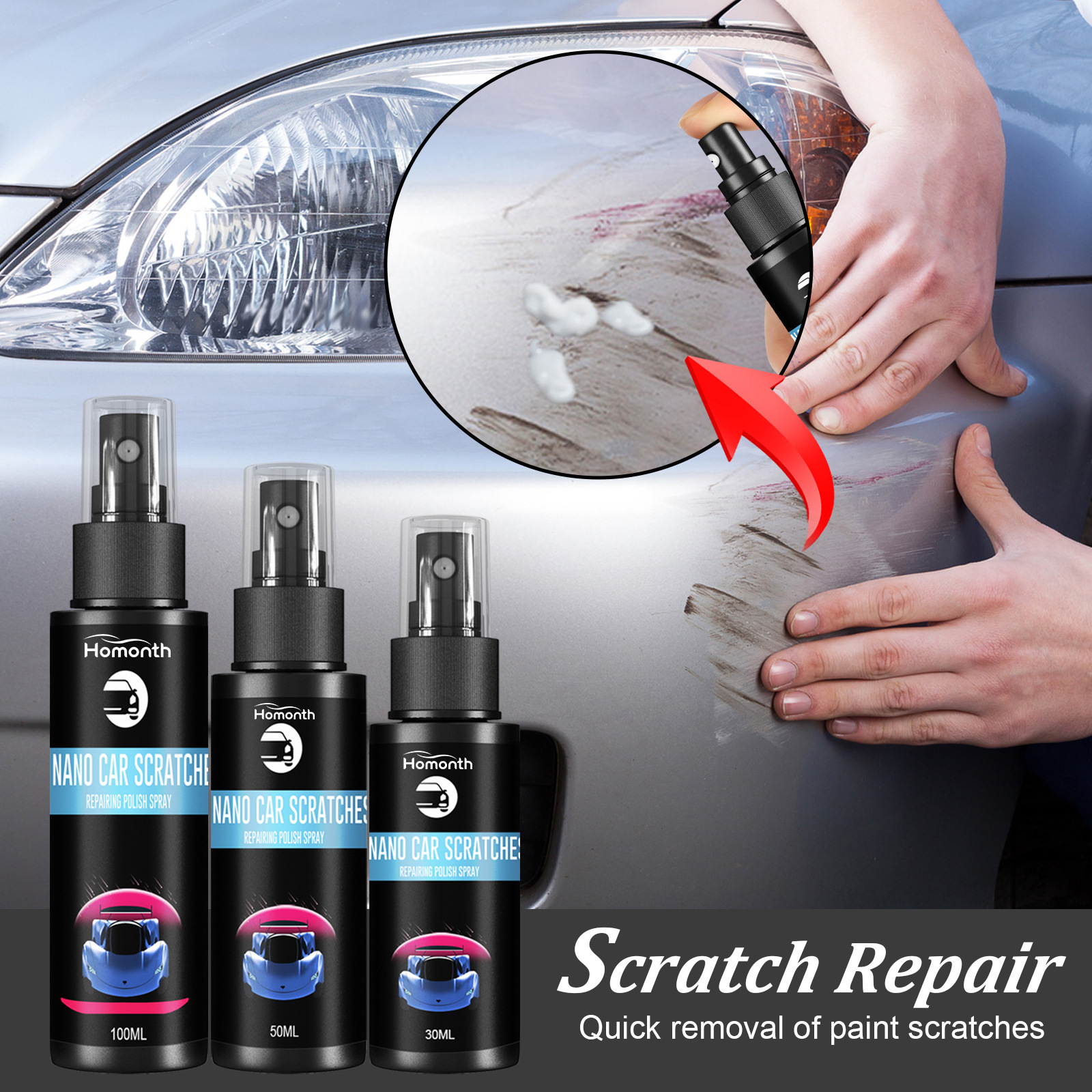 Homonth Scratch Repair Spray Image 5