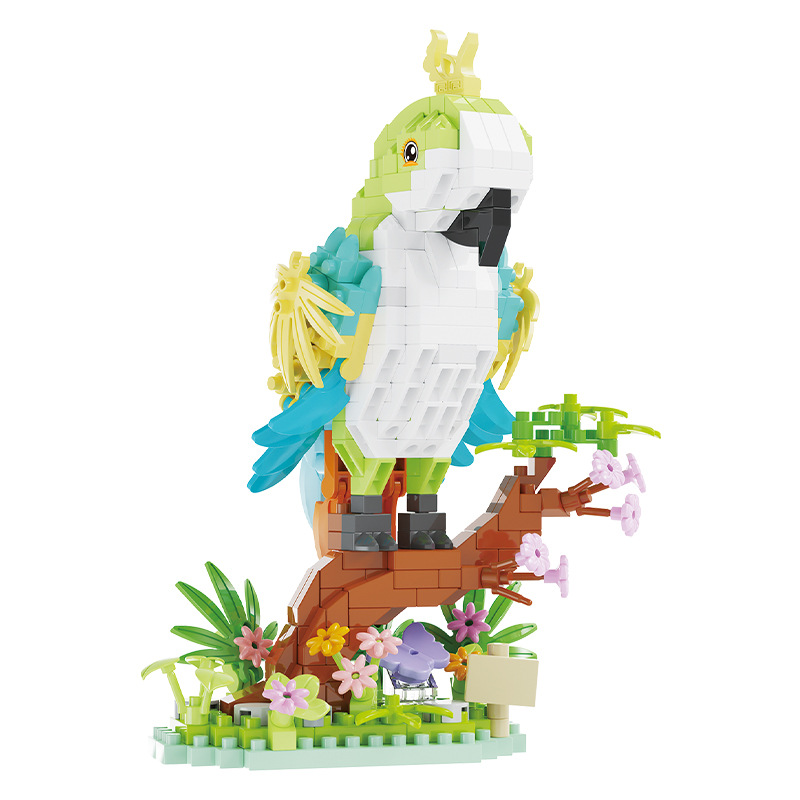 Yugao P2409-P2412 Serie Little Bird, Bloques de Construcción, Decoraciones para Sala de Estar, Juguetes Educativos de Ensamblaje para Niños, Venta al Por Mayor