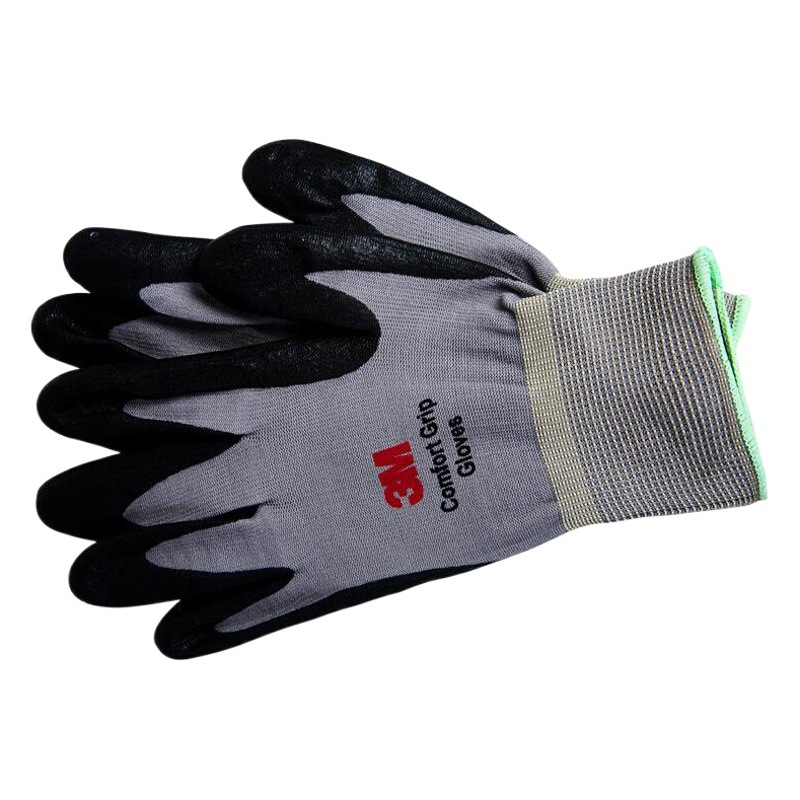 3M guantes de protección laboral resistente al desgaste trabajo antideslizante inmersión recubierto Palma nitrilo caucho sitio de construcción trabajo protección industrial transpirable