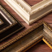 欧式浮雕油画外框装裱复古数字油画外框丙烯画板线条可自组装艺术