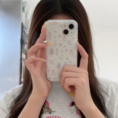 创意风车星星立体兔子适用iPhone17苹果16ProMax手机壳15新款小众