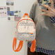 Schoolbag Women's Ins Style Korean Girl's Fresh Style Artistic Student's Small Bag New Arrival Floral College Style Mini Backpack
