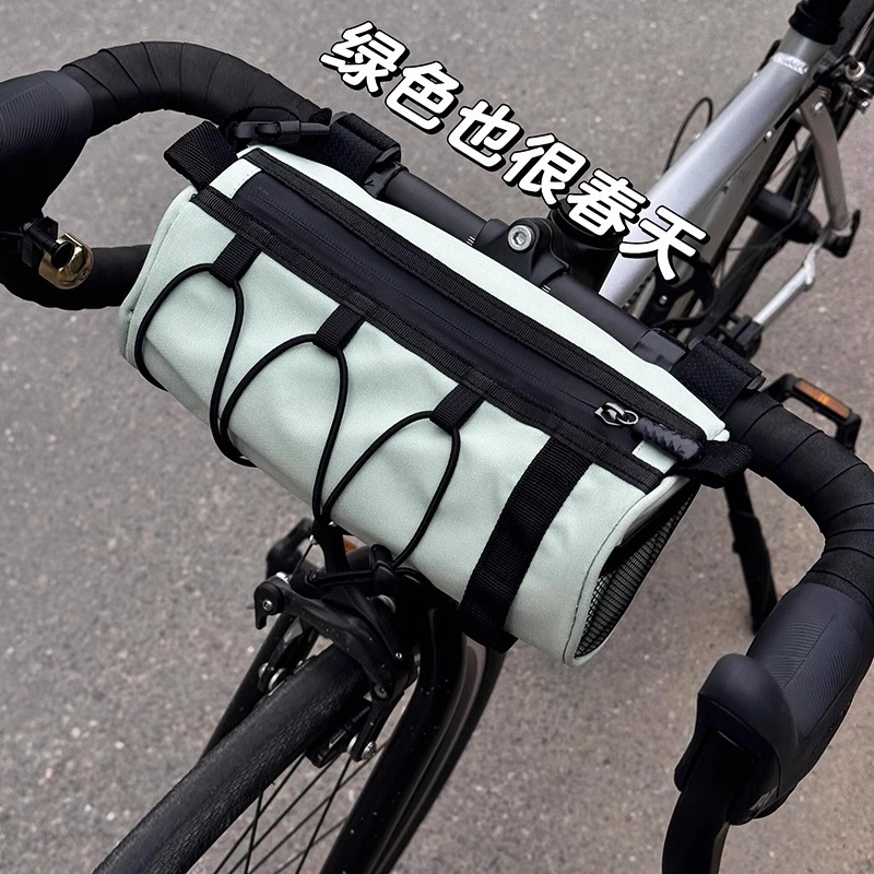 Bolsa de bicicleta bolsa de viga delantera bolsa de remolque de bicicleta de carretera tubo de bicicleta de montaña cola impermeable bolsa de ciclismo multifuncional almacenamiento portátil