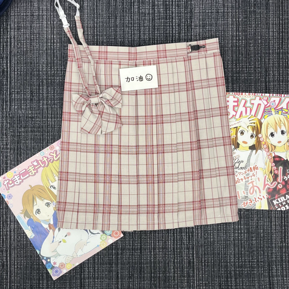 [Персиковая сода] Православная японская оригинальная форма JK, клетчатая юбка в стиле преппи, студенческая юбка с высокой талией, плиссированная юбка