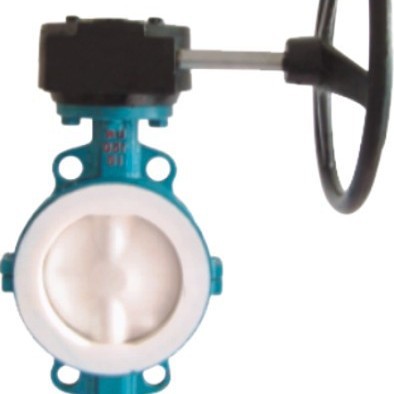 供应D371F4对夹式衬氟蝶阀