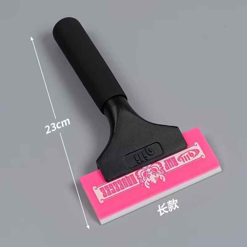 Qili Car Film Application Tool Double-Layer Double-Scraper Ultra-Hard Rubber Strip Aluminum Alloy Scraper Wear-Resistant Rubber Water-Squeezing Scraper
