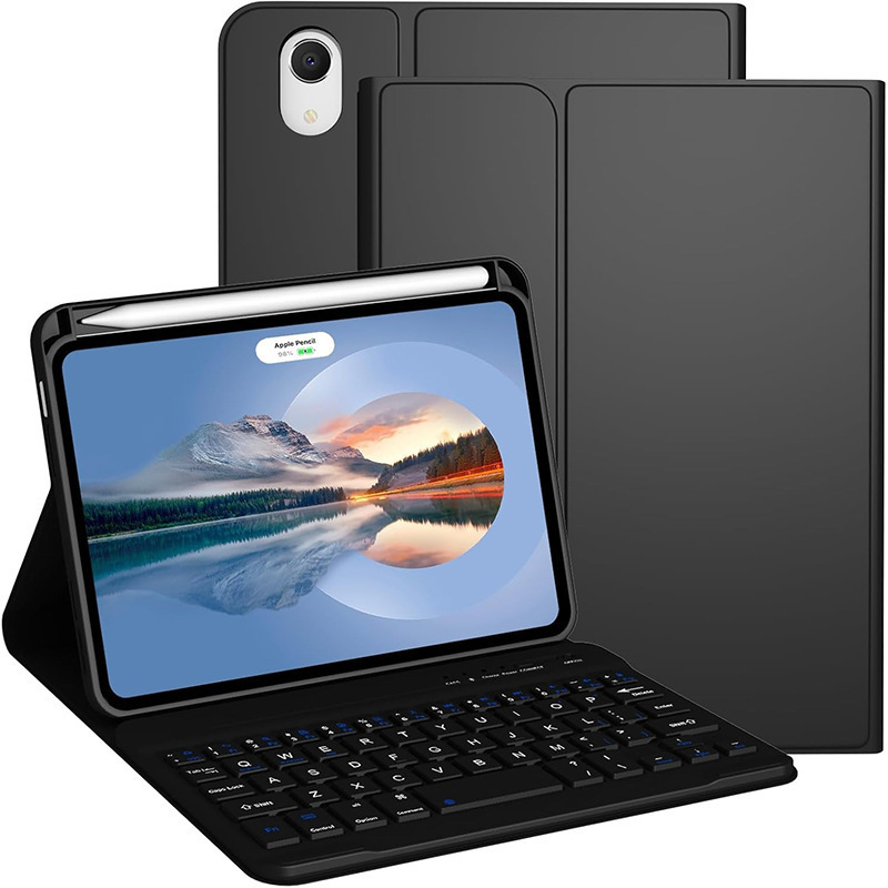 Suitable for iPad Mini 6 Tablet Pen Tray Protective Cover 10.9 Magnetic Bluetooth Keyboard 11inch Leather Cover Air75