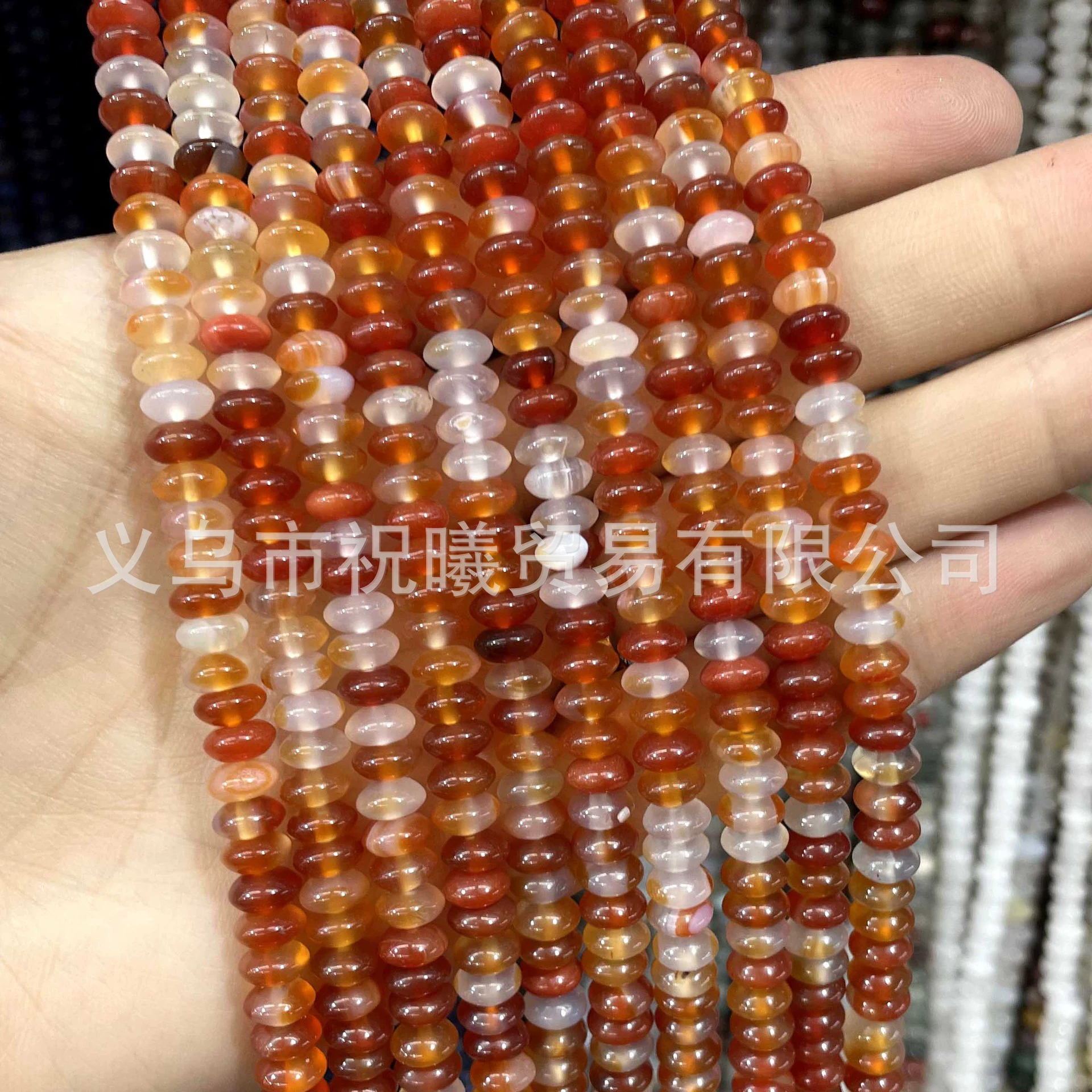 Natural ore jade, beads, accessories, bead bracelet, 3×6mm, geolocation function, wholesale