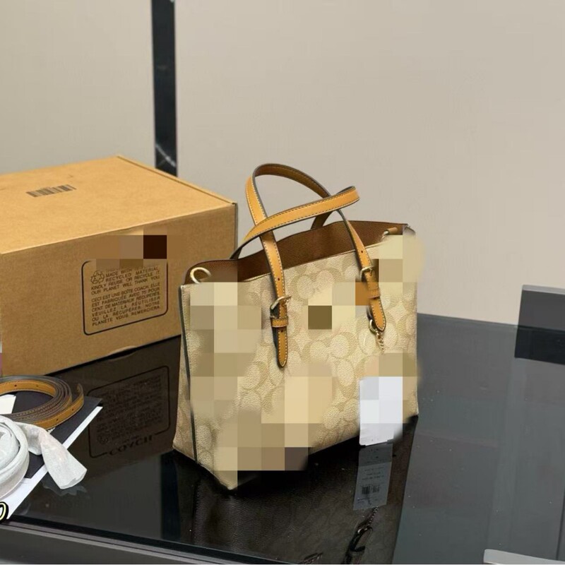 Coach C's New Women's Bag Mollie Jasmine Tote Bag Classic Presbyopic Shopping Bag Satchel Shoulder Crossbody Bag