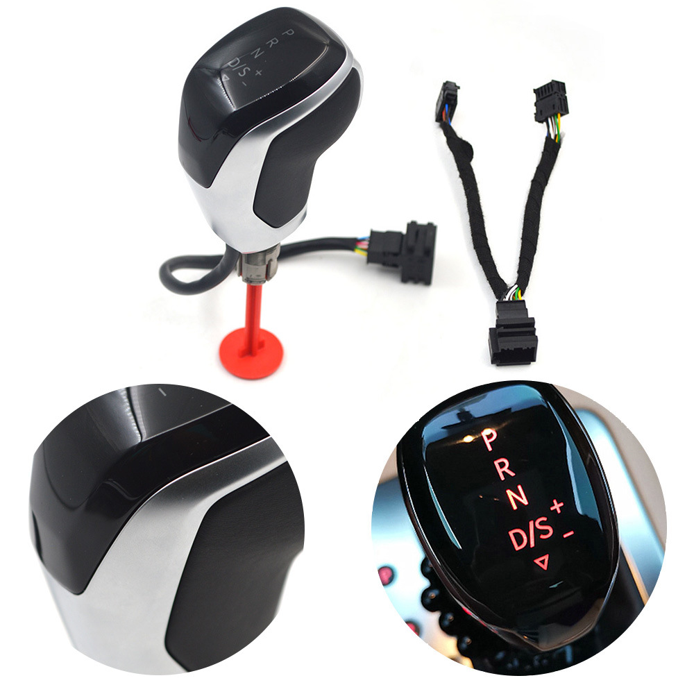 Aplicable a VW Volkswagen magotan CC Golf sagitar LED shift cabeza cambio mango electrónico cambio balonmano