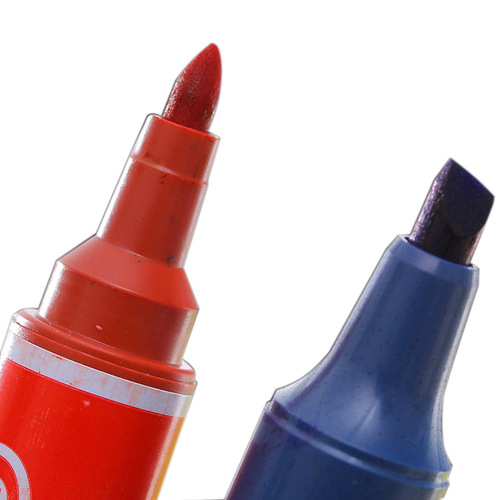 Marker pen, large-head pen, box-head pen, Guangyi 150-BK marker pen, oil-based large double-head marker pen, direct sale