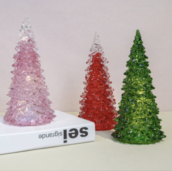 Decoraciones de Navidad iluminación LED árbol de Navidad estilo nórdico escritorio pequeño regalo bar decoración de atmósfera