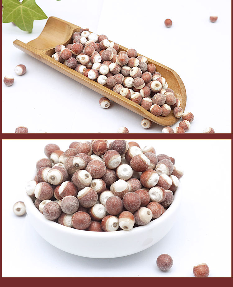 Dried Euryale Seed Qian Shi 500g Bulk Red Chicken Head Seeds for Cooking and Herbal Soup in use